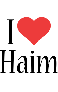 Haim i-love logo