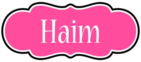 Haim invitation logo