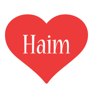 Haim love logo