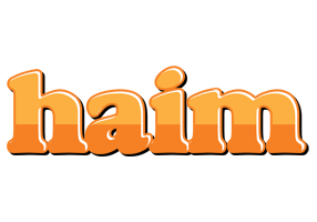 Haim orange logo