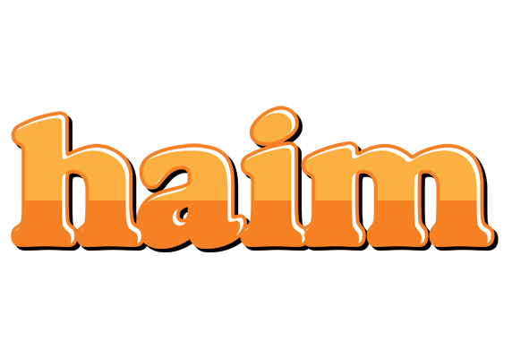 Haim orange logo