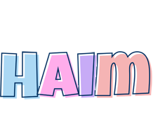 Haim pastel logo