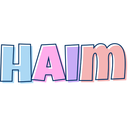 Haim pastel logo