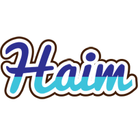 Haim raining logo