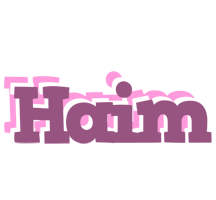 Haim relaxing logo