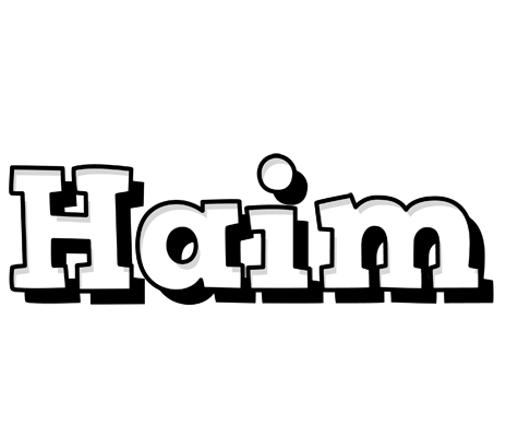 Haim snowing logo