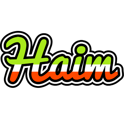 Haim superfun logo