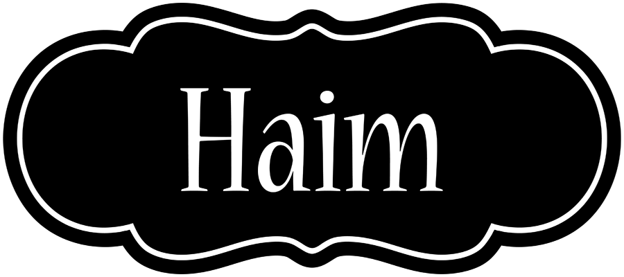 Haim welcome logo