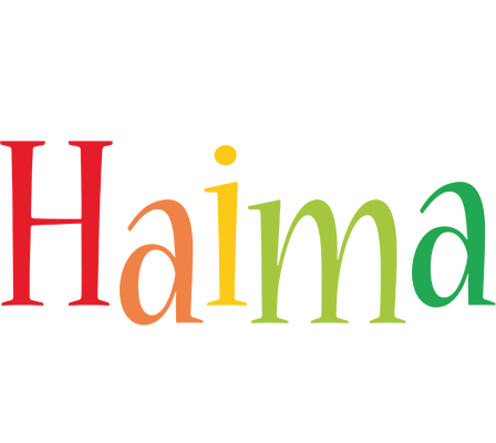 Haima birthday logo