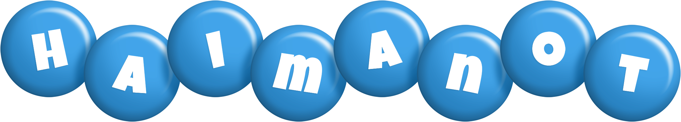 Haimanot candy-blue logo