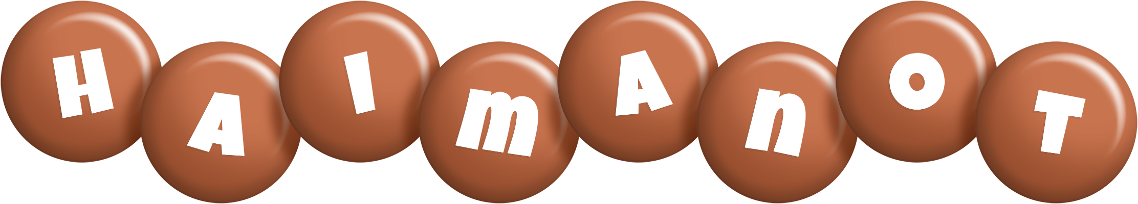Haimanot candy-brown logo