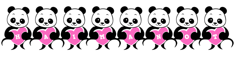 Haimanot love-panda logo
