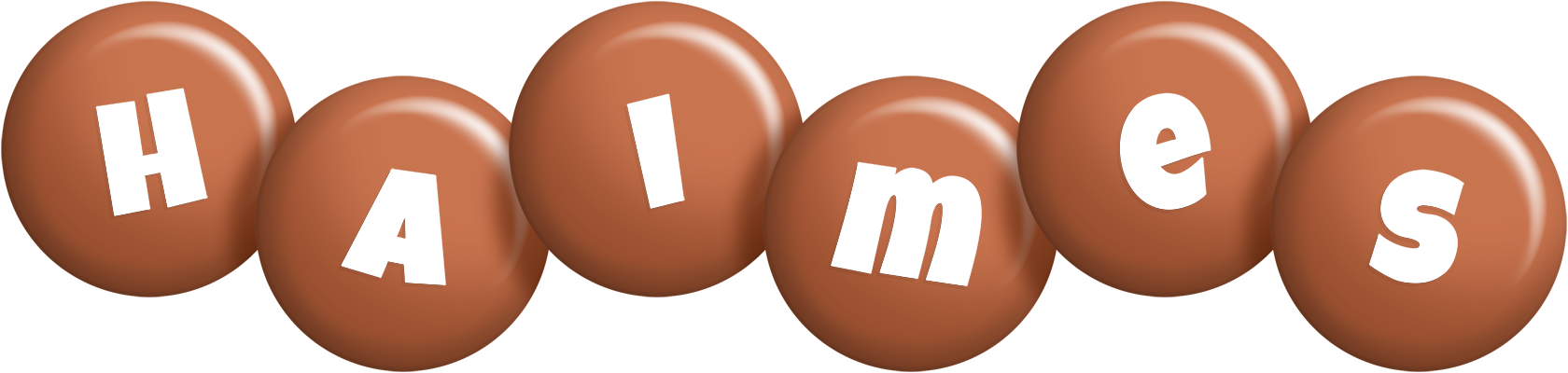 Haimes candy-brown logo