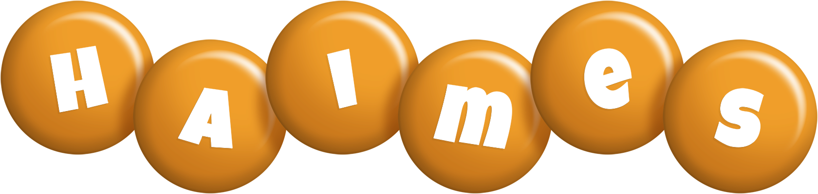 Haimes candy-orange logo