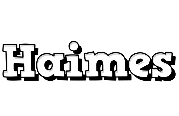 Haimes snowing logo