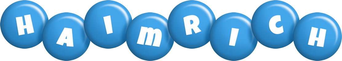 Haimrich candy-blue logo