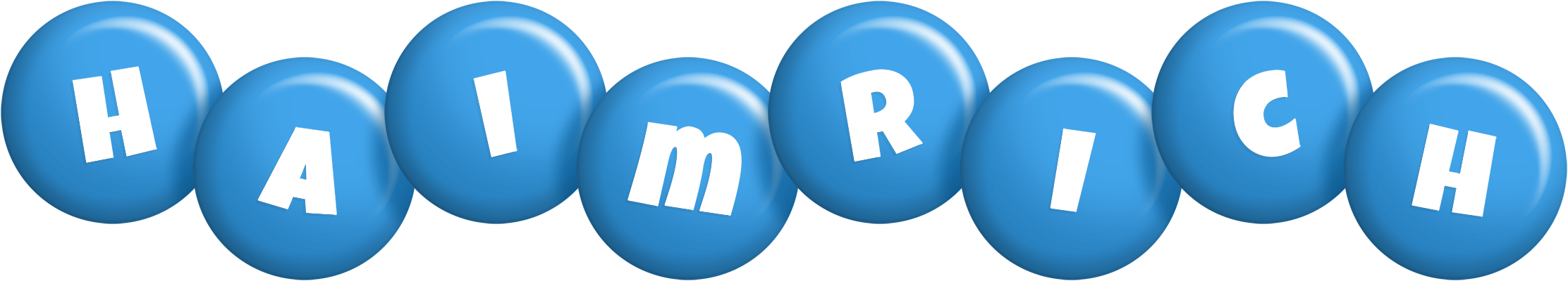 Haimrich candy-blue logo
