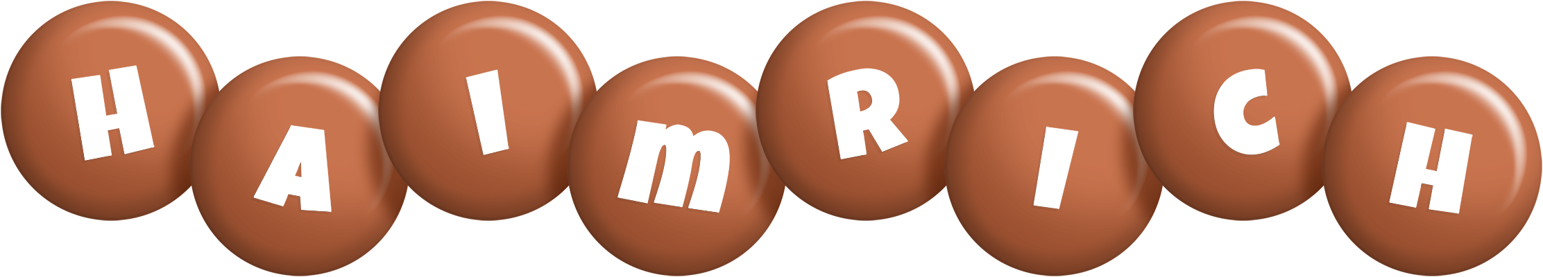 Haimrich candy-brown logo