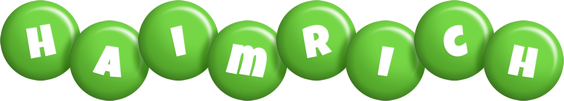Haimrich candy-green logo