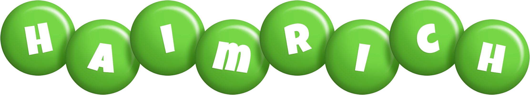 Haimrich candy-green logo
