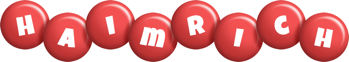 Haimrich candy-red logo