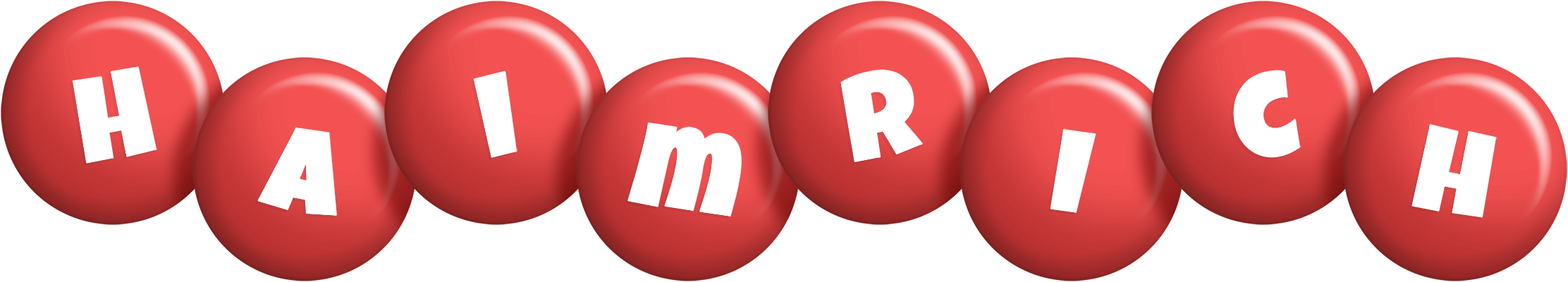 Haimrich candy-red logo