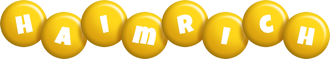 Haimrich candy-yellow logo