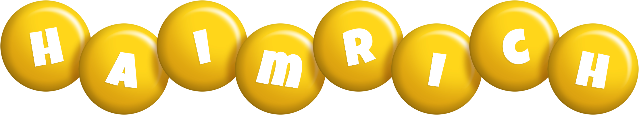 Haimrich candy-yellow logo