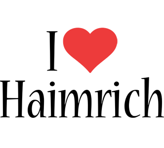 Haimrich i-love logo