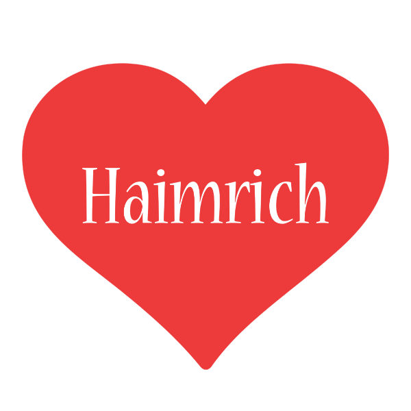 Haimrich love logo