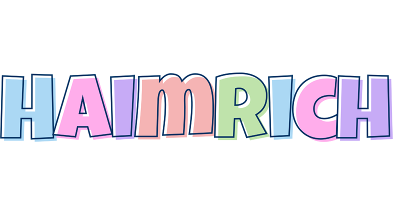 Haimrich pastel logo