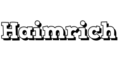 Haimrich snowing logo