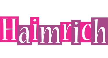 Haimrich whine logo