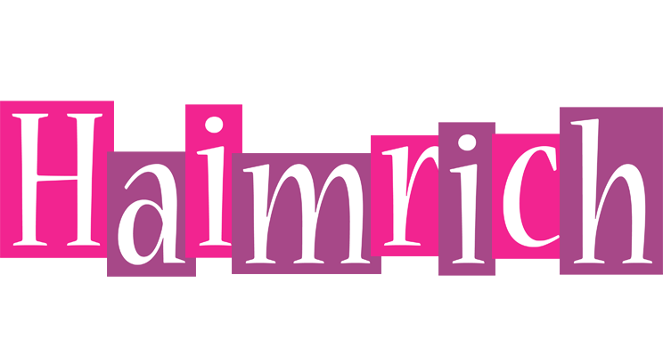 Haimrich whine logo