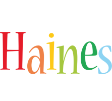 Haines birthday logo