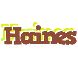 Haines caffeebar logo