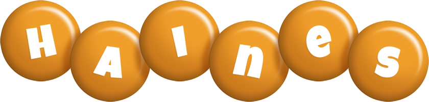 Haines candy-orange logo