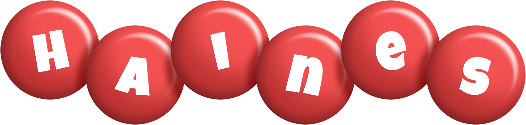 Haines candy-red logo