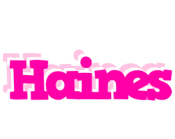 Haines dancing logo