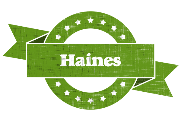 Haines natural logo