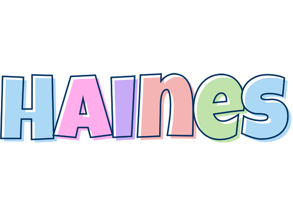 Haines pastel logo