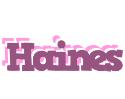 Haines relaxing logo