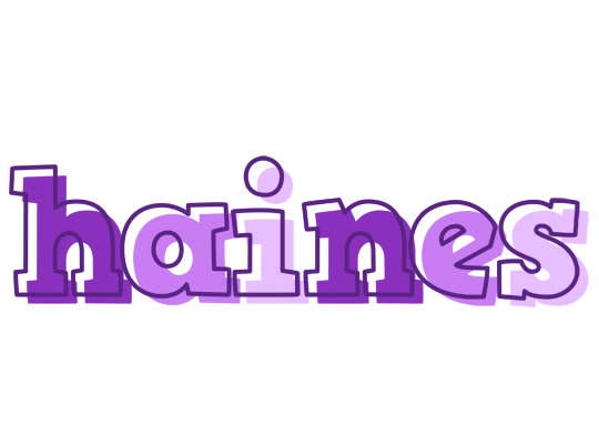 Haines sensual logo