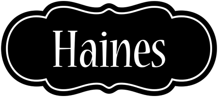 Haines welcome logo