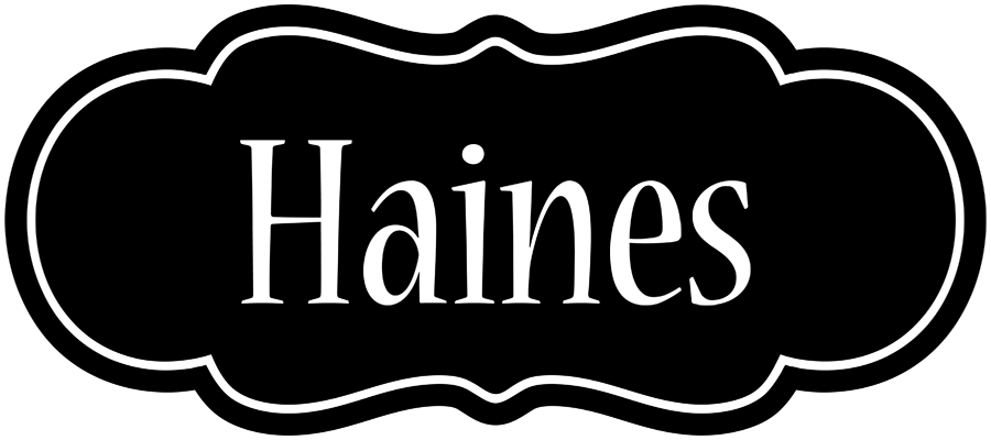 Haines welcome logo