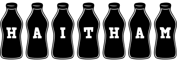 Haitham bottle logo