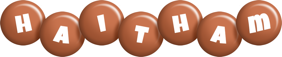 Haitham candy-brown logo