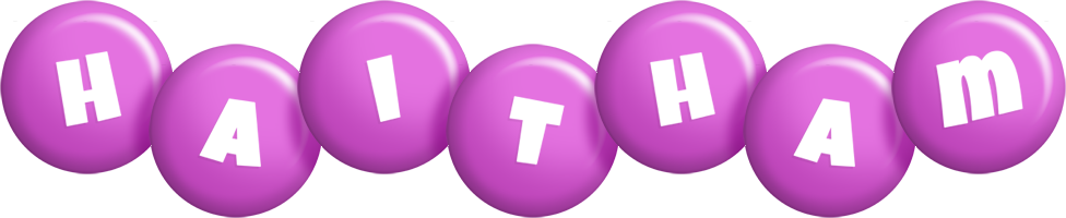 Haitham candy-purple logo
