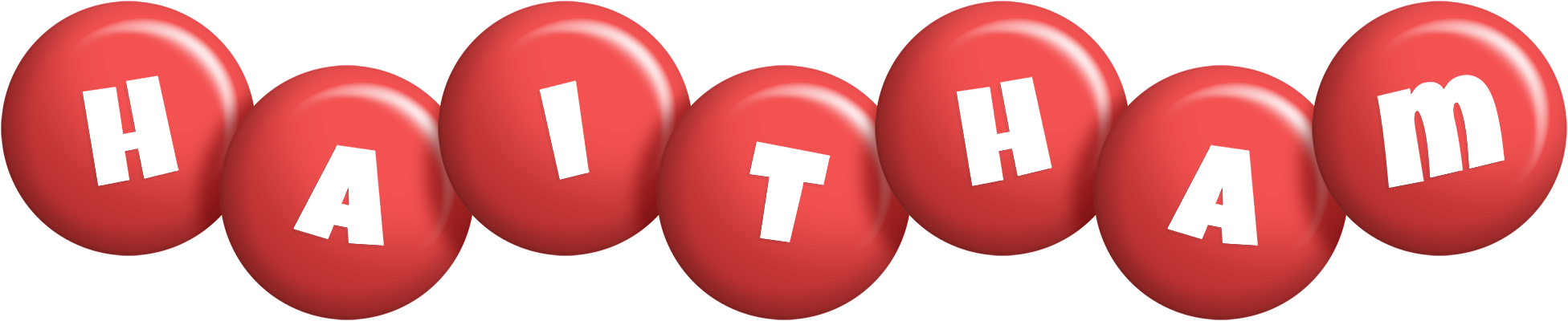 Haitham candy-red logo