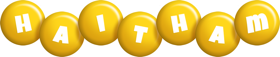 Haitham candy-yellow logo